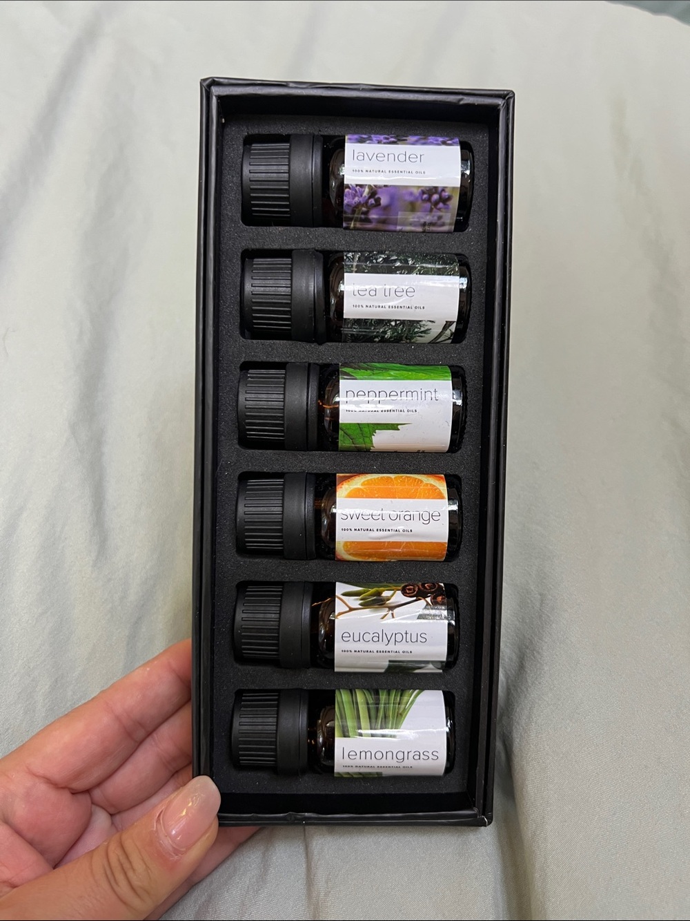Pure Aroma 100% Natural Essential Oils Gift Set | 6-Pack Aromatherapy Collection